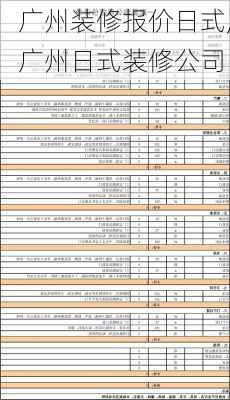 广州装修报价日式,广州日式装修公司