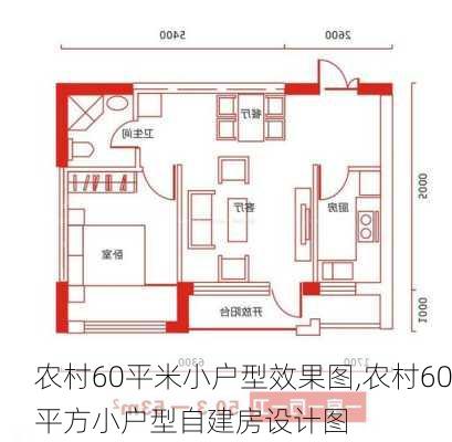 农村60平米小户型效果图,农村60平方小户型自建房设计图