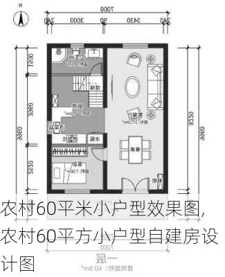 农村60平米小户型效果图,农村60平方小户型自建房设计图