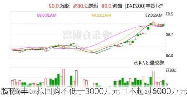 *ST贤丰：拟回购不低于3000万元且不超过6000万元
股份