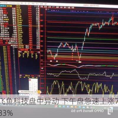 飞鱼科技盘中异动 下午盘急速上涨7.83%