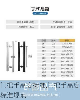 门把手高度标准,门把手高度标准规范