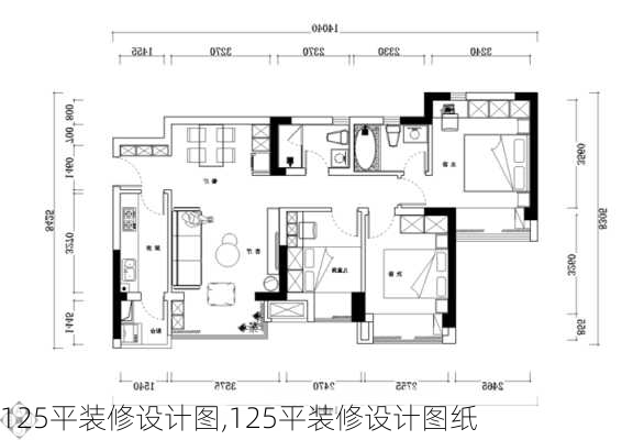 125平装修设计图,125平装修设计图纸