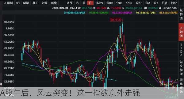 A股午后，风云突变！这一指数意外走强