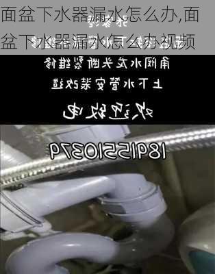 面盆下水器漏水怎么办,面盆下水器漏水怎么办视频