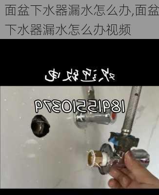 面盆下水器漏水怎么办,面盆下水器漏水怎么办视频