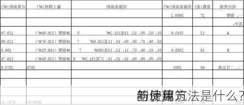 新房建筑
与使用
的计算方法是什么？