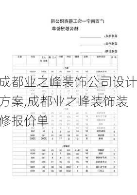 成都业之峰装饰公司设计方案,成都业之峰装饰装修报价单