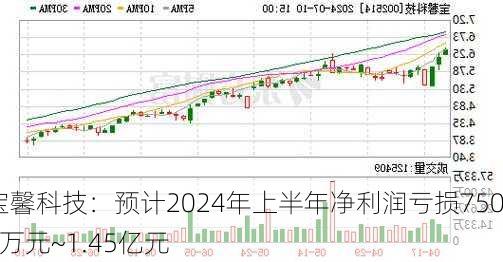 宝馨科技：预计2024年上半年净利润亏损7500万元~1.45亿元