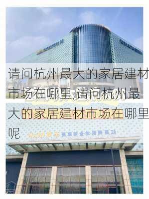 请问杭州最大的家居建材市场在哪里,请问杭州最大的家居建材市场在哪里呢