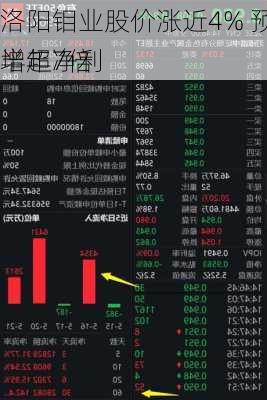 洛阳钼业股价涨近4% 预计上半年净利
增超7倍