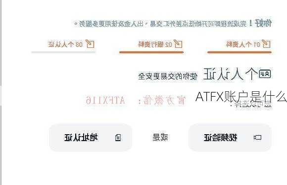 ATFX账户是什么