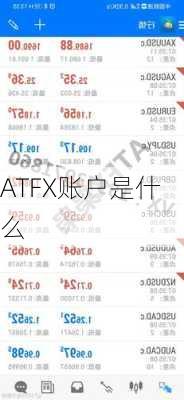 ATFX账户是什么