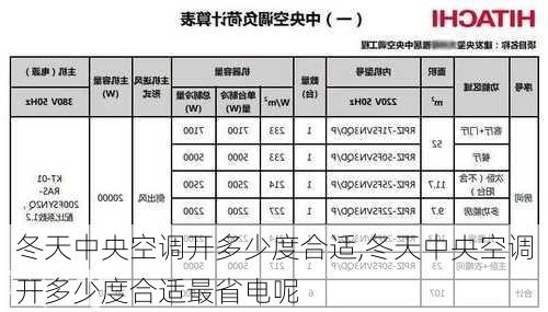 冬天中央空调开多少度合适,冬天中央空调开多少度合适最省电呢