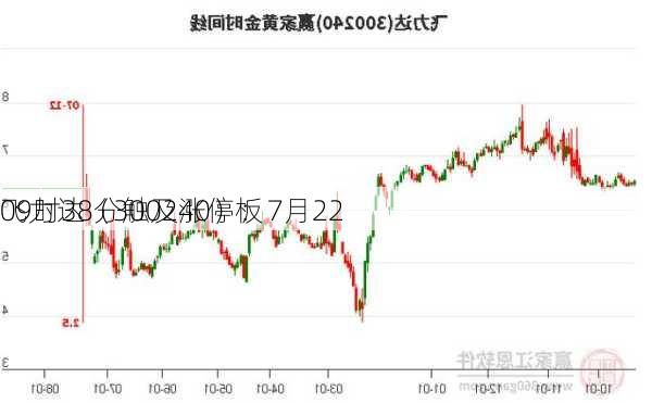 飞力达（300240）：7月22
09时38分触及涨停板