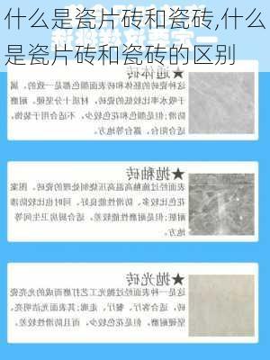 什么是瓷片砖和瓷砖,什么是瓷片砖和瓷砖的区别