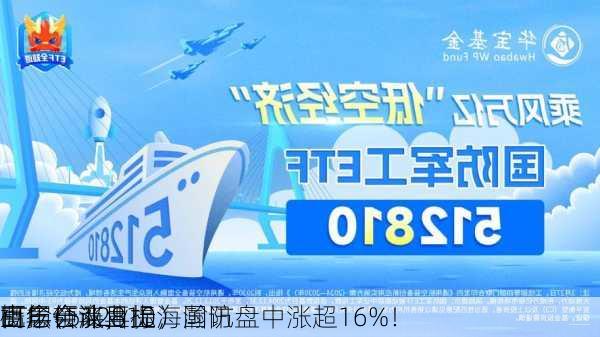 高层会议再提
百年奋斗目标，国防
ETF（512810）
上扬！商业
概念领涨，上海瀚讯盘中涨超16%！