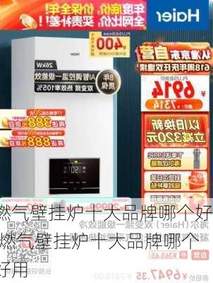 燃气壁挂炉十大品牌哪个好,燃气壁挂炉十大品牌哪个好用