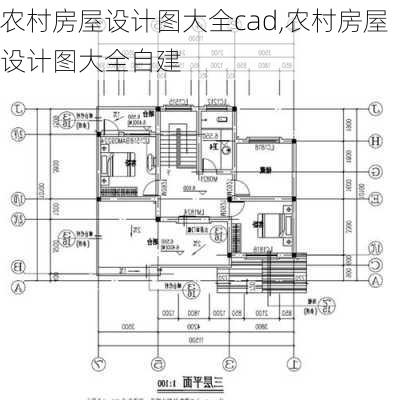 农村房屋设计图大全cad,农村房屋设计图大全自建