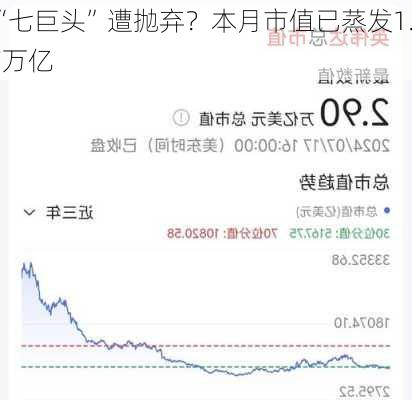 “七巨头”遭抛弃？本月市值已蒸发1.7万亿
