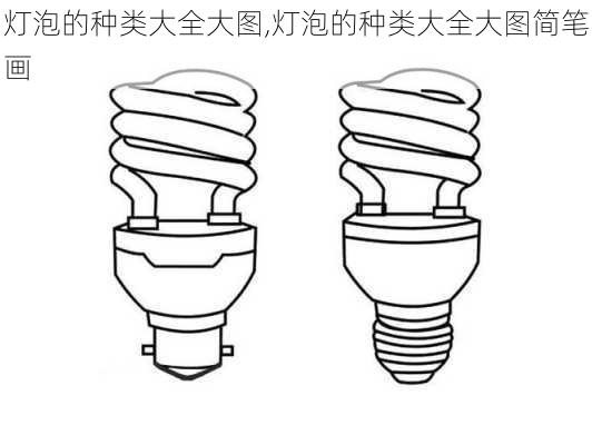 灯泡的种类大全大图,灯泡的种类大全大图简笔画