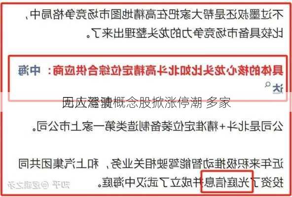 无人驾驶概念股掀涨停潮 多家
回应澄清