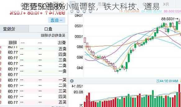 北证50指数小幅调整，铁大科技、通易
逆势涨逾8%