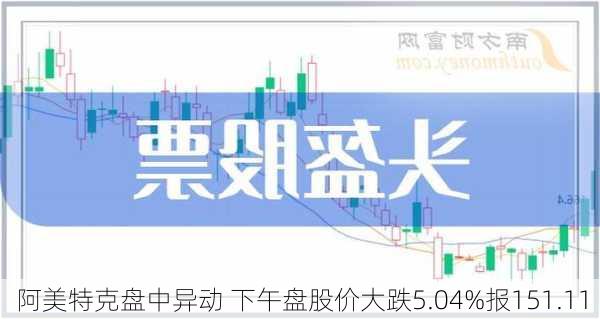 阿美特克盘中异动 下午盘股价大跌5.04%报151.11
