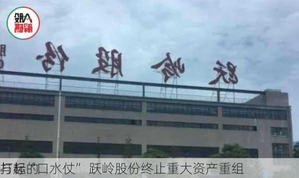 与标的
打起“口水仗” 跃岭股份终止重大资产重组