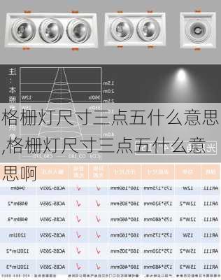 格栅灯尺寸三点五什么意思,格栅灯尺寸三点五什么意思啊