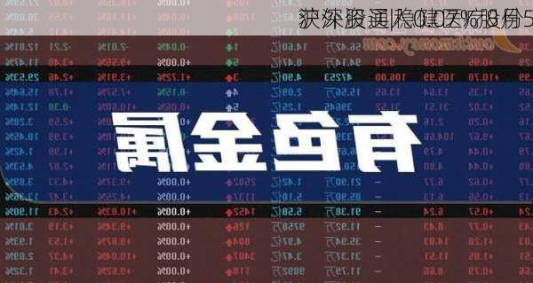 沪深股通|稳健医疗8月5
获外资买入0.07%股份