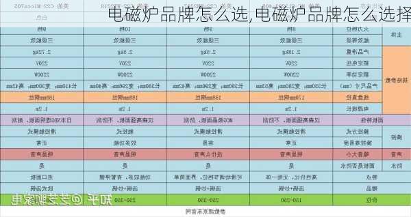 电磁炉品牌怎么选,电磁炉品牌怎么选择