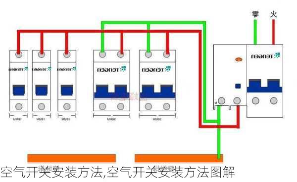 空气开关安装方法,空气开关安装方法图解