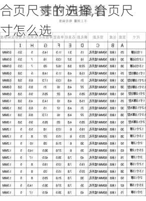 合页尺寸的选择,合页尺寸怎么选