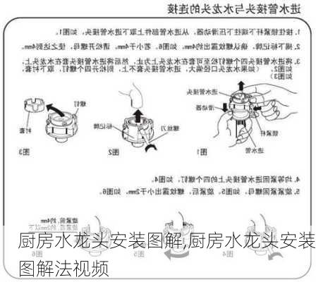 厨房水龙头安装图解,厨房水龙头安装图解法视频