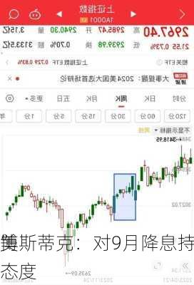 美
博斯蒂克：对9月降息持“
”态度