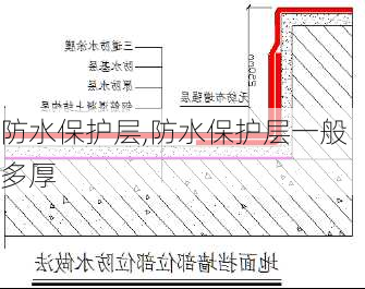 防水保护层,防水保护层一般多厚