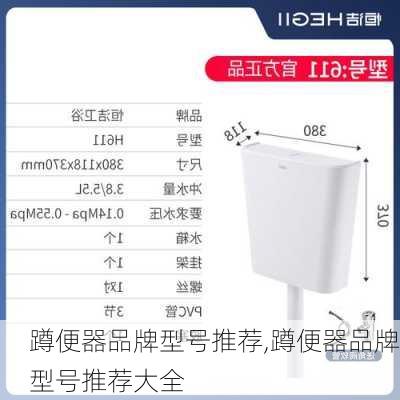 蹲便器品牌型号推荐,蹲便器品牌型号推荐大全