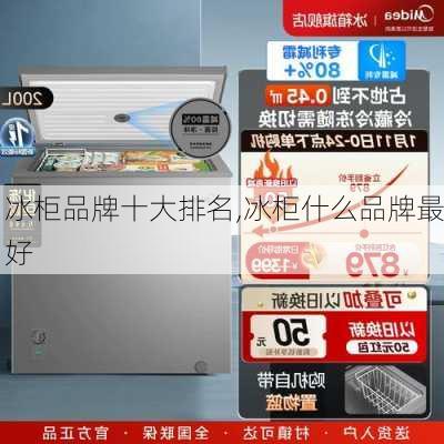 冰柜品牌十大排名,冰柜什么品牌最好