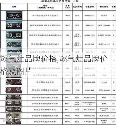 燃气灶品牌价格,燃气灶品牌价格及图片