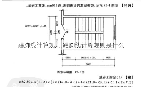 踢脚线计算规则,踢脚线计算规则是什么