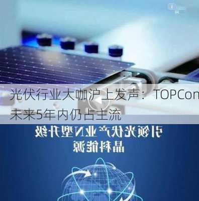 光伏行业大咖沪上发声：TOPCon未来5年内仍占主流