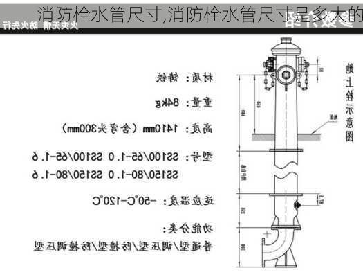 消防栓水管尺寸,消防栓水管尺寸是多大的