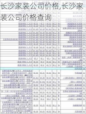 长沙家装公司价格,长沙家装公司价格查询