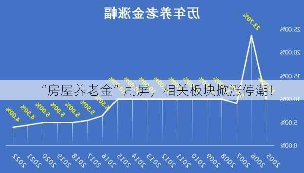 “房屋养老金”刷屏，相关板块掀涨停潮！