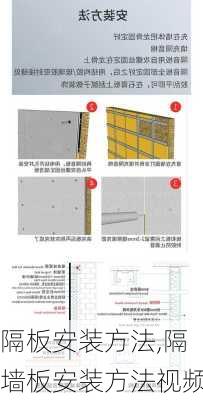 隔板安装方法,隔墙板安装方法视频