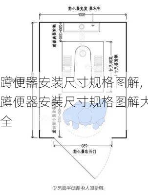 蹲便器安装尺寸规格图解,蹲便器安装尺寸规格图解大全