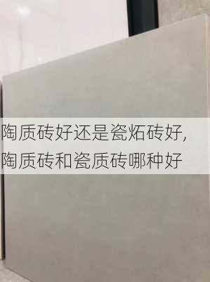 陶质砖好还是瓷炻砖好,陶质砖和瓷质砖哪种好