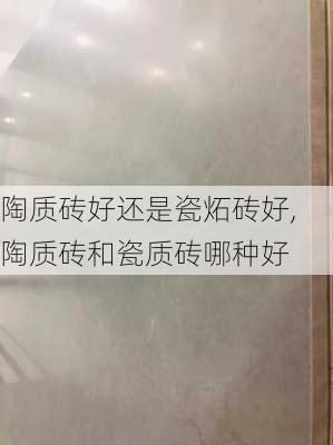 陶质砖好还是瓷炻砖好,陶质砖和瓷质砖哪种好