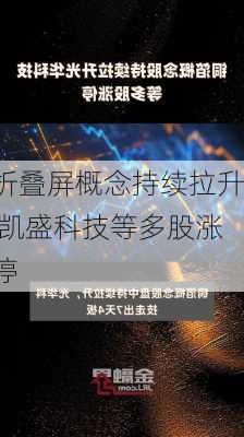 折叠屏概念持续拉升 凯盛科技等多股涨停